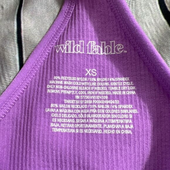 Wild Fable Seamless Bodysuit Purple Women's XS - Picture 4 of 4